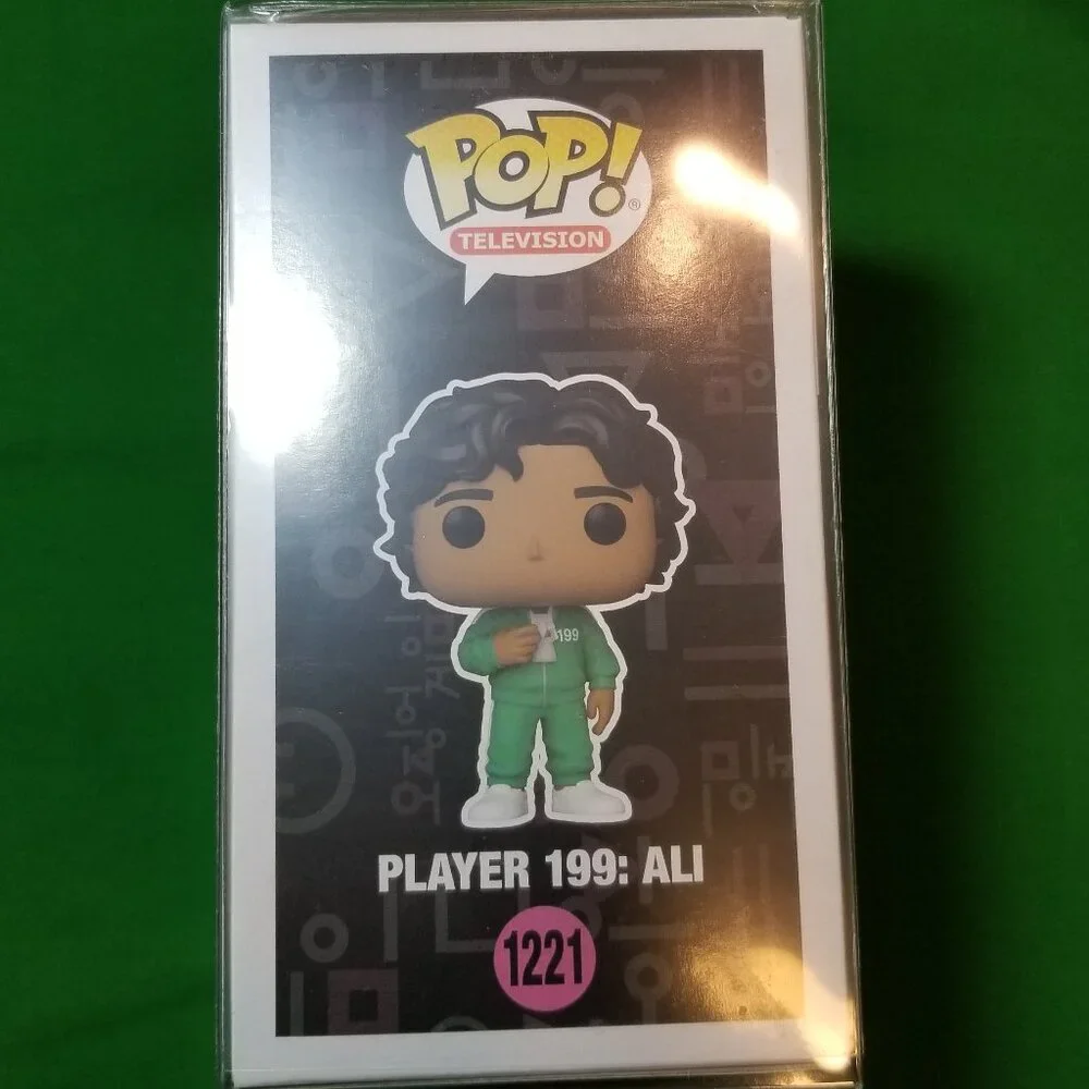 Funko Pop Squid Games Misprint Round 6 1221 Player 199 Ali #1221 New W/Protector